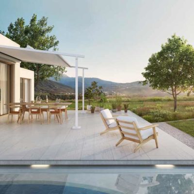 Pergola-Markise Perea P20 Pergola-Markise Perea P20 - hohe Windstabilität