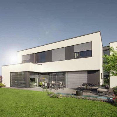 Fenster-System-Außenjalousie Fenster-System Außenjalousie - perfekte Wärmedämmung