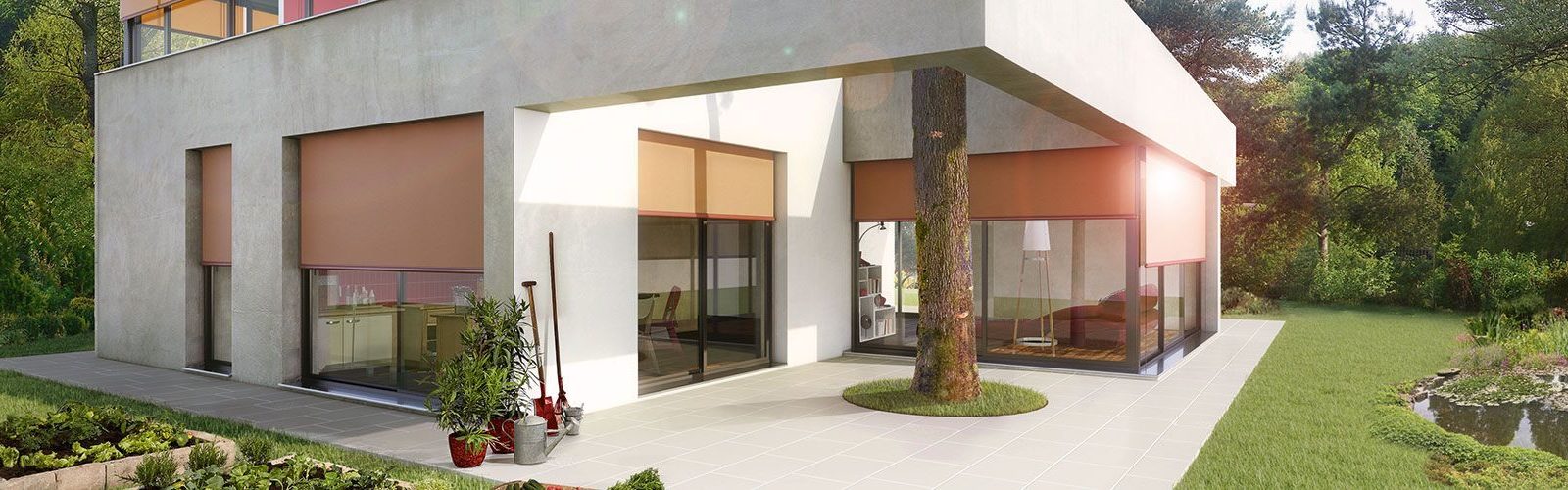 Fenster-Markisen von WAREMA Fenstermarkisen - vertikaler Sonnenschutz