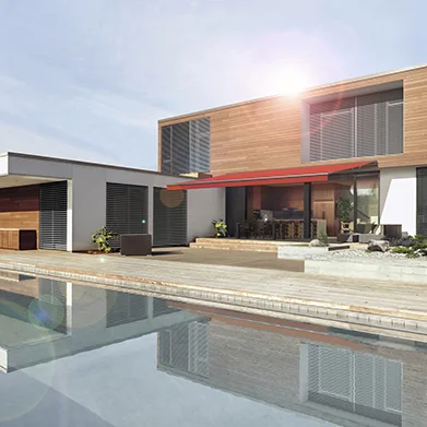 Halbgeschlossene Gelenkarm-Markise Terrea H60 Halbgeschlossene Gelenkarm-Markise Terrea H60 von Warema