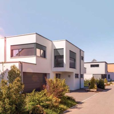 Rollladen - Sonnenschutzprodukt Sonnenschutz vor die Fenster mit Rollladen