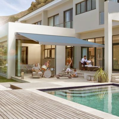 Hochwertige Terrassen-Markise von Warema