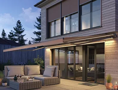 Offene Gelenkarm-Markise Terrea G60 Offene Gelenkarm-Markise Terrea G60