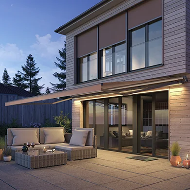 Offene Gelenkarm-Markise Terrea G60 Offene Gelenkarm-Markise Terrea G60 von Warema