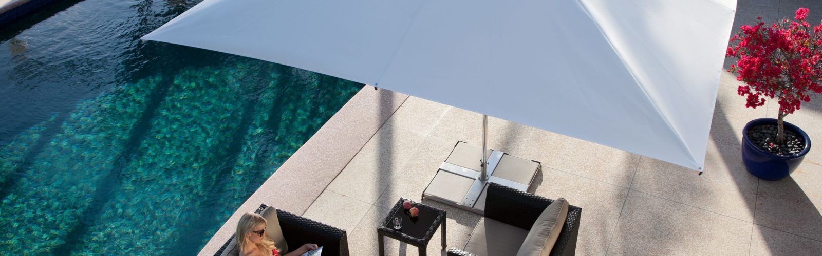 Caravita Sonnenschirme Supremo Sonnenschirm mit Windach