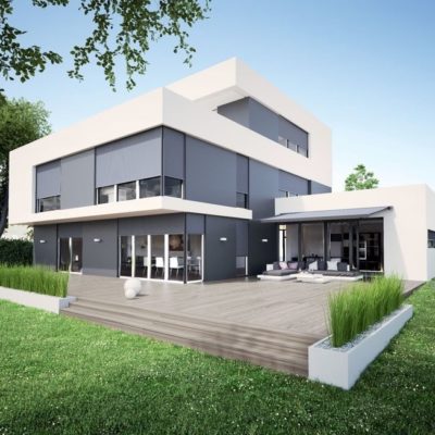 Moderen Markisen für die Fenster