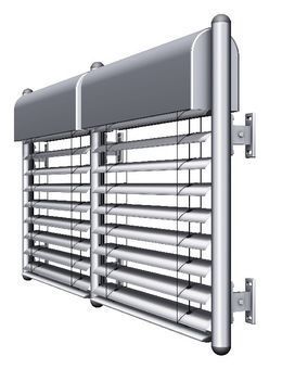 Freitragende Außenjalousie von Warema Freitragende Außenjalousie - Produktdetailbild